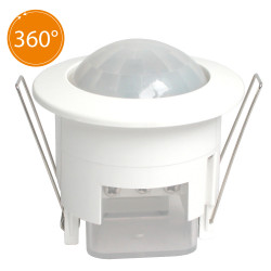 Détecteur de mouvement 360° à encastrer
