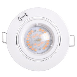 Spot encastré orientable rond