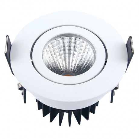 Spot orientable rond blanc