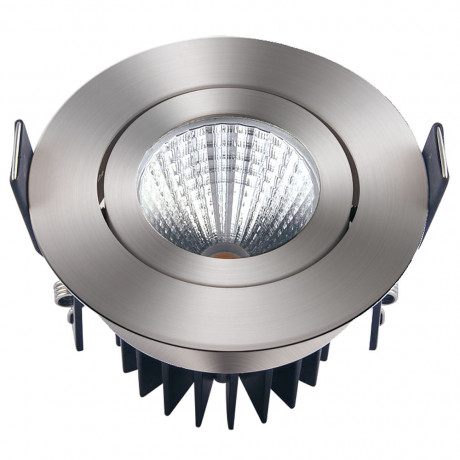 Spot orientable rond alu brossé