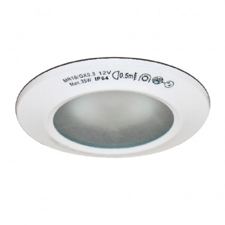 Spot encastré rond TBT 12 V 35 W pour salle de bain