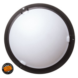 Hublot plastique extérieur LED SMD - Noir