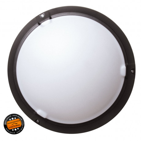 Hublot plastique extérieur LED SMD - Noir