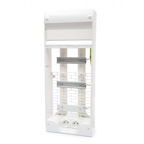 Tableau de communication 4 rails DIN