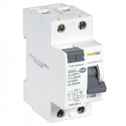 Interrupteur différentiel 1P+N 3kA, 63A type AC