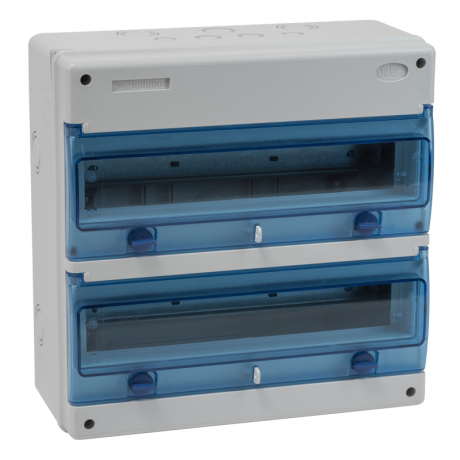 Tableau électrique étanche nu 2 rangées