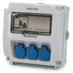 Coffret d'atelier mural monophasé