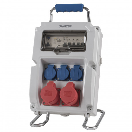 Coffret de chantier transportable monophasé et triphasé