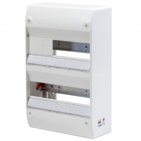 Tableau nu 2 rangées à rails amovibles (26 modules)