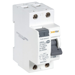 Interrupteur différentiel 1P+N 3kA, 40A type AC