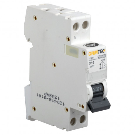 Disjoncteur à vis 1P+N 4.5kA