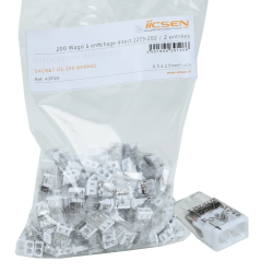 200 Wago à enfichage direct 2273-202 / 2 entrées