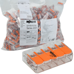 1000 Wago à levier 221-415 / 5 entrées