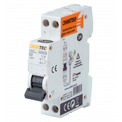 Disjoncteur à vis 1P+N 4.5kA 2A