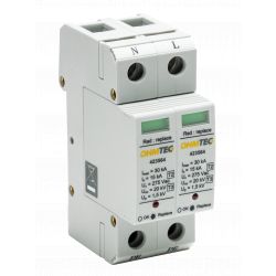 Parafoudre monophasé I-max 30kA + Déconnecteur intégré