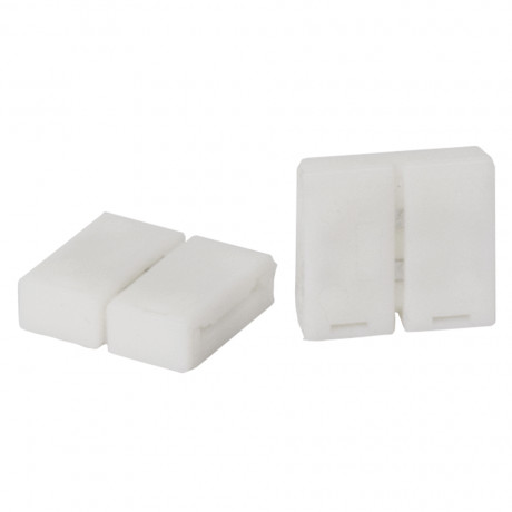 2 connecteurs droit pour ruban de 8mm - 2 broches