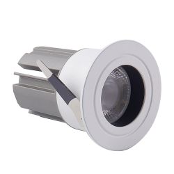 Spot à encastrer anti éblouissement downlight rond à LED 7W - 3000K - 565lm - Ø58mm