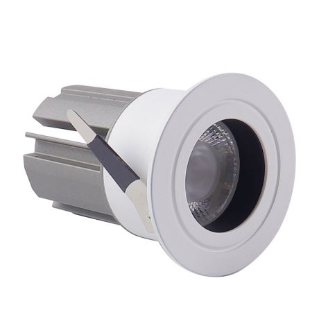 Spot à encastrer anti éblouissement downlight rond à LED 7W - 3000K - 565lm - Ø58mm