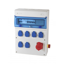 Coffret de chantier monophasé et triphasé 16A