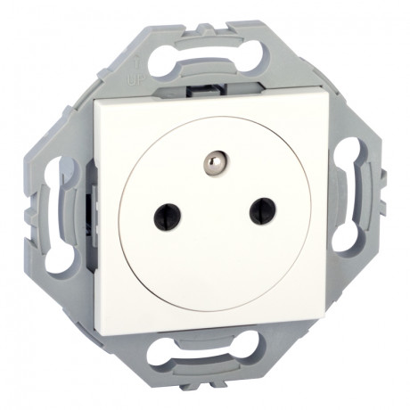 Prise 2P+T 16A Affleurante blanc