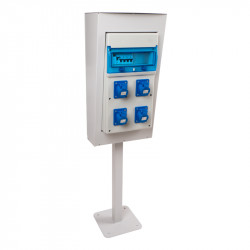 Borne de camping avec 4 prises CEE 10A