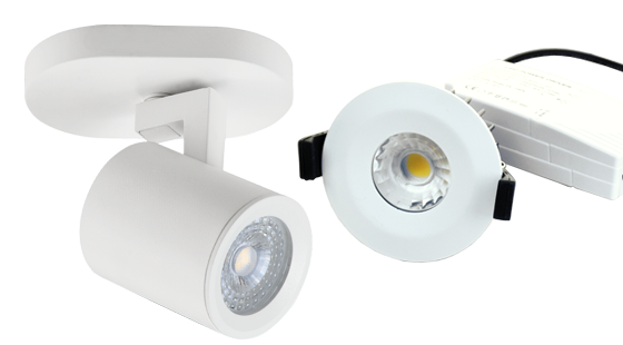 Spot fixe et orientable