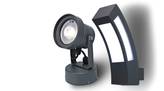 Eclairage de façade et d'allée